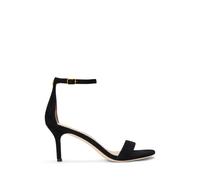 Black Sandalia Allie de ante con tacón medio EU 39.5