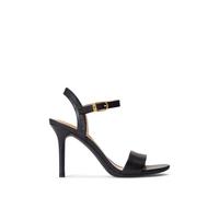 Black Sandalia Gwen de piel bruñida EU 37.5