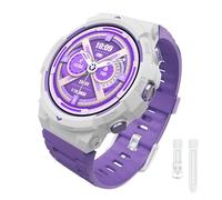 Black Shark GS3 Reloj Inteligente Deportivo, AMOLED 1.43", Llamadas Bluetooth ENC, GPS, 18 Días Batería, 50 m Resistente al Agua, 120+ Deportes, Monitor de Salud y Actividad, Púrpura Luna