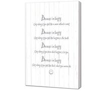 Black Sheep Design The Lyrics of Pharrwell Williams-Lienzo Decorativo con Marco de Aluminio, Multicolor, 40.6cm x 30.5cm (16"x12")