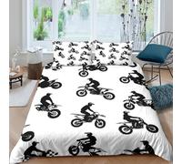 Black silhouette style Funda de Edredón Microfibra 3 Piezas Compuesto Impresión 3D Cierre de Black silhouette estilo Funda Edredon Fundas de Almohada Transpirable for niños Super king（260x220cm）