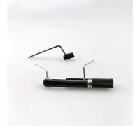 Black Single Headless Guitar Bridge Headless Fanned Fixed Brass Fan Bridges (Color : 1 Strings Bridge)