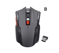 (Black sliver) Mouse Mice Laptop Computer Wireless PC Optical Scroll + USB GHz