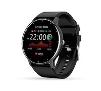 (black) Smart Watch Fitness Tracker Blood Pressure Heart Rate Men Women Sport Watches