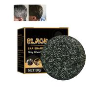 Black Soap, Grey Hair Coverage Shampoo, Hair Smoothing & Strengthening Shampoo Soap, Dark And Thick Hair Soap, Hair Darkening Shampoo Soap, Black Coverage Soap For Man Women (2PCS)