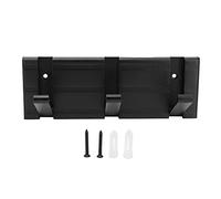 Black Space Aluminum Coat Hook | 6 Hooks for Hanging Clothes/Hats/Scarves | Sturdy Wall Mounted Hanger for Doorway, Living Room, Bedroom & Bathroom