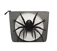 Black Spider - Neceser de viaje versátil para maquillaje, perfecto para uso diario y viajes de negocios, Black, Talla única, Neceser