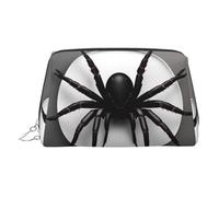 Black Spider - Organizador de maquillaje listo para viajar, bolsa de aseo portátil para mujer, Silver, Talla única, Neceser