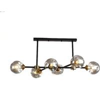 Black Sputnik Chandelier 6 Ceiling Lights, Chandeliers