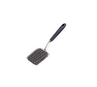 (Black Square Head) 3-in-1 Chainmail Grill Scrubber,Chain Mail Grill Scrubber Cast Iron,Hairless