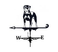 Black Stainless Steel Weather Vane Retro Garden Yard Farm Decoration Outdoor Ornament