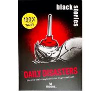 Black stories Diario Dis Áster Moses Juego Fiesta Cartas Ratespiel Rätselspiel