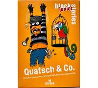 Black stories Junior Quatsch & Co. Moses Juego Infantil Cartas Ratespiel Fiesta