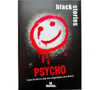 Black stories Psycho Moses Juego Fiesta Juego de Cartas Rätselspiel Ratespiel