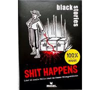 Black stories Shit Happens Moses Juego Fiesta de Cartas Rätselspiel Ratespiel