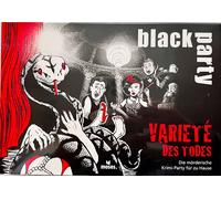Black stories Varieté Del Todes Moses Juego Fiesta Krimi Cena Juego de Ro