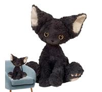 Black Stuffed Animal - 30 cm/11.8 Inch Plush Toy | Cute Cartoon For Kids & Adults | Soft Stuffed Animal Pillow, Sofa Ornament, Bedroom Décor, Cuddle Toy, Gift Idea For Lovers & Coll