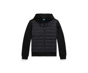 Black Sudadera híbrida con capucha S