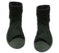 Black Sugar Unixese - Sandalias mixtas con diseño de la hoja Ninja para cosplay Samurai japonés Negro 39