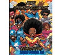 Black Superhero Characters Coloring Book