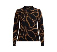 Black Tallas Grandes - Jersey de mezcla de algodón estampado 52-54