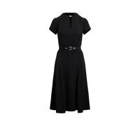 Black Tallas Pequeña - Vestido de georgette con cinturón 44