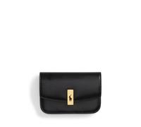 Black Tarjetero Polo ID plegable de piel TALLA ÚNICA