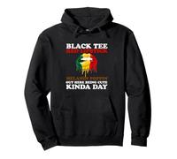 Black tee Lápiz Labial Rojo Melanina Poppin aquí Siendo Lindo Sudadera con Capucha