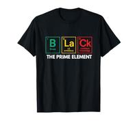 Black The Prime Element Tabla periódica del mes de la historia negra Camiseta