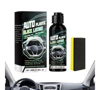 Black Trim Restorer - Restaurador interior de coche de 100 ml - Eliminación de manchas de asiento | para tapicería de asiento, parachoques, muebles, puerta, dirección, consola, electrodoméstico