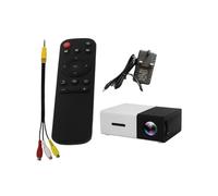 (Black UK)Mini Proyector 4k Cine en Casa Inteligente TV Reino Unido LED Proyector Multimedia