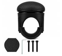 Black Universal Volante Botón,Pomo Universal Giratorio para Volante de Coche,Apto para Automóviles,Camiones, Tractores,Barcos,Cortadoras de Césped y Montacargas