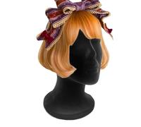 Black Velvet Mannequin Head, Foam Wig Display Stand, 30cm Cosmetology Training Heads with Soft Design, Foam Head Model for Wig Styling Jewelry Hat Display Use, Beauty Salon Hair Organizer