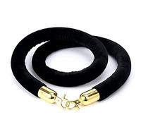 Black Velvet Stanchion Rope,3/4/5/6/7/8/9/10/12/13/16 Foot Long, Crowd Control Stanchion Ropes for Movie Theaters, Grand Openings, Hotels(305cm/10ft)
