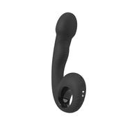 Black Velvets G & P-Spot Vibrador Black 16,8 cm