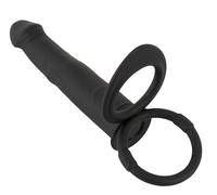 Black Velvets RC double fucker Vibrador Anal Black 13,1 cm