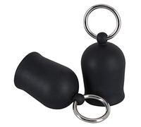 Copa de Placer Negro - succión con anillo de metal