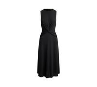 Black Vestido cruzado de punto sin mangas 48