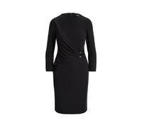 Black Vestido de punto con manga tres cuartos 44