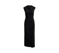 Black Vestido midi de punto plisado 46