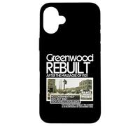 Black Wall Street Greenwood Resiliencia Legado Empoderamiento Carcasa para iPhone 16 Plus