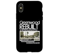 Black Wall Street Greenwood Resiliencia Legado Empoderamiento Carcasa para iPhone X/XS