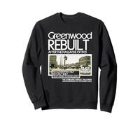 Black Wall Street Greenwood Resiliencia Legado Empoderamiento Sudadera