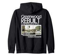 Black Wall Street Greenwood Resiliencia Legado Empoderamiento Sudadera con Capucha