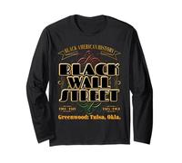 Black Wall Street: Greenwood Tulsa Oklahoma Historia Manga Larga