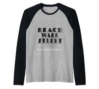 Black Wall Street Hayti District Durham NC Historia Camiseta Manga Raglan