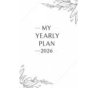 Black & White 2026 Yearly Planner: Seasonal Motivation & U.S. Holidays | Minimalist Design with Aesthetic