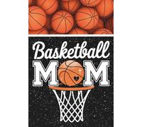 Black, White, and Orange Basketball Mom: Blank 120 Page Lined Journal/Notebook/Poetry/Lyric Book