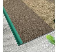 Black White Grey Blue Green Seamless Seamless Transition Strips for Home Office,Floor Transition Strip Self Adhesive Carpet Edge Strip PVC(Green,5m(16.4ft))