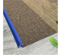 Black White Grey Blue Green Seamless Seamless Transition Strips for Home Office,Floor Transition Strip Self Adhesive Carpet Edge Strip PVC(Blue,1m(3.3ft))
